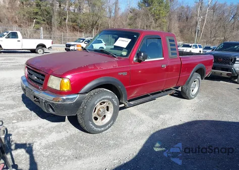 2002 Ford Ranger Edge/Xlt z USA, uszkodzony, nr VIN 1FTZR45E42TA40981